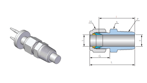 Thermocouple Male Connector - UTMC