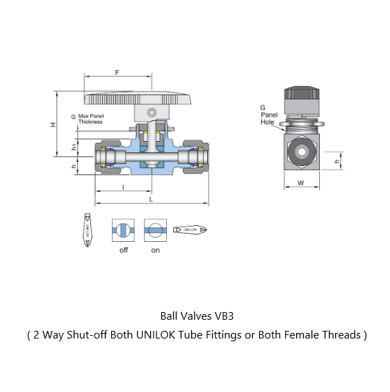 [Ball Valves] VB3 series